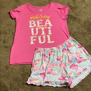 💗Girls pajamas set size XL (14-16)💗